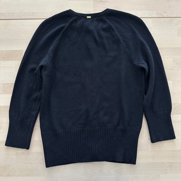 St John Sweater Womens P Santana Knit Button Front Cardigan Old Money Minimalist - Picture 6 of 9